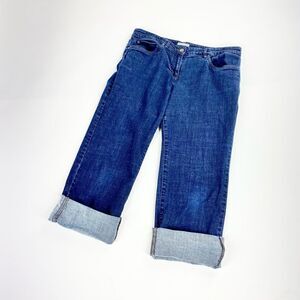 Eileen fisher cropped Capri jeans M